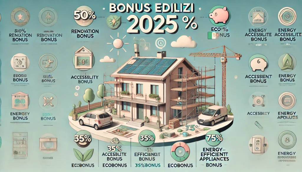 Bonus Edilizi 2025 – Quali sono le detrazioni fiscali ancora in vigore