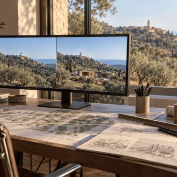Rendering con intelligenza artificiale e fotoinserimenti: cosa si può presentare in Soprintendenza