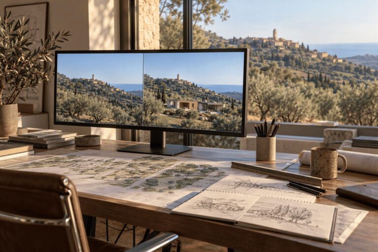 Rendering con intelligenza artificiale e fotoinserimenti: cosa si può presentare in Soprintendenza